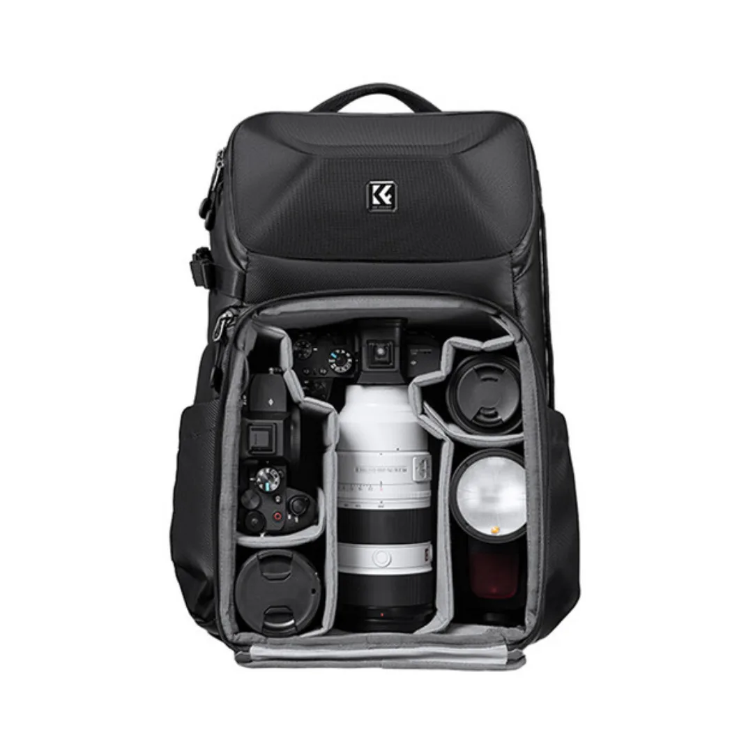 K&F Concept 20L Nature Wander Backpack (Black) - Image 4