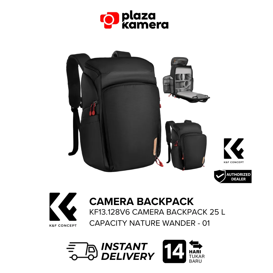 K&F Concept Nature Wander 01 camera backpack 25L tas kamera ransel Magic Bin