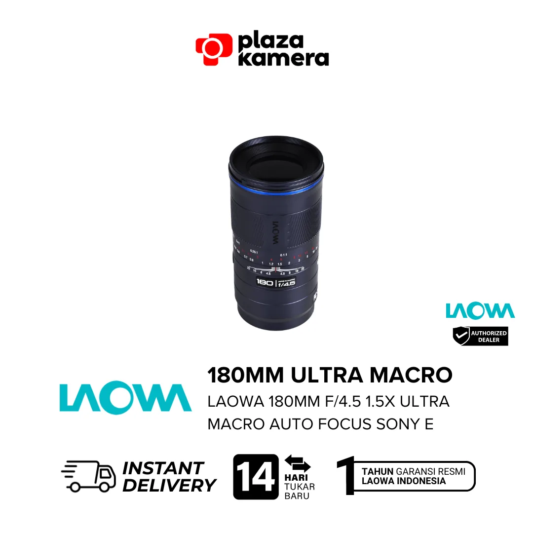 Laowa 180mm f/4.5 1.5X Ultra Macro APO Sony FE