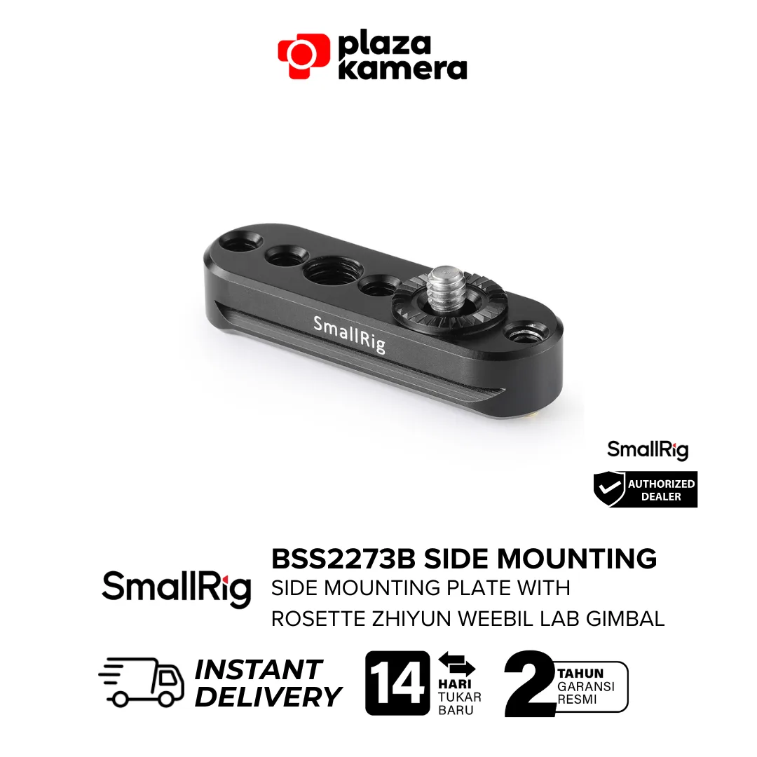 SmallRig BSS2273B Side Mounting Plate with Rosette for Zhiyun Weebill LAB - Full View