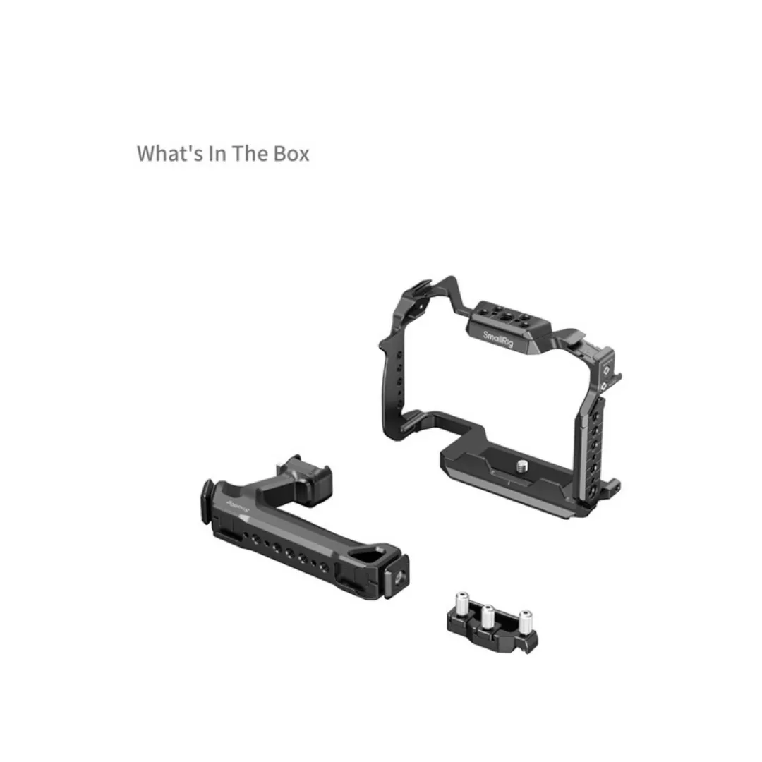 SmallRig 4903 Cage Kit for Panasonic LUMIX S1 II / S1 IIE / S1R II – HawkLock H21 Top Handle Dual Cable Clamp Arca-Swiss - Image 2