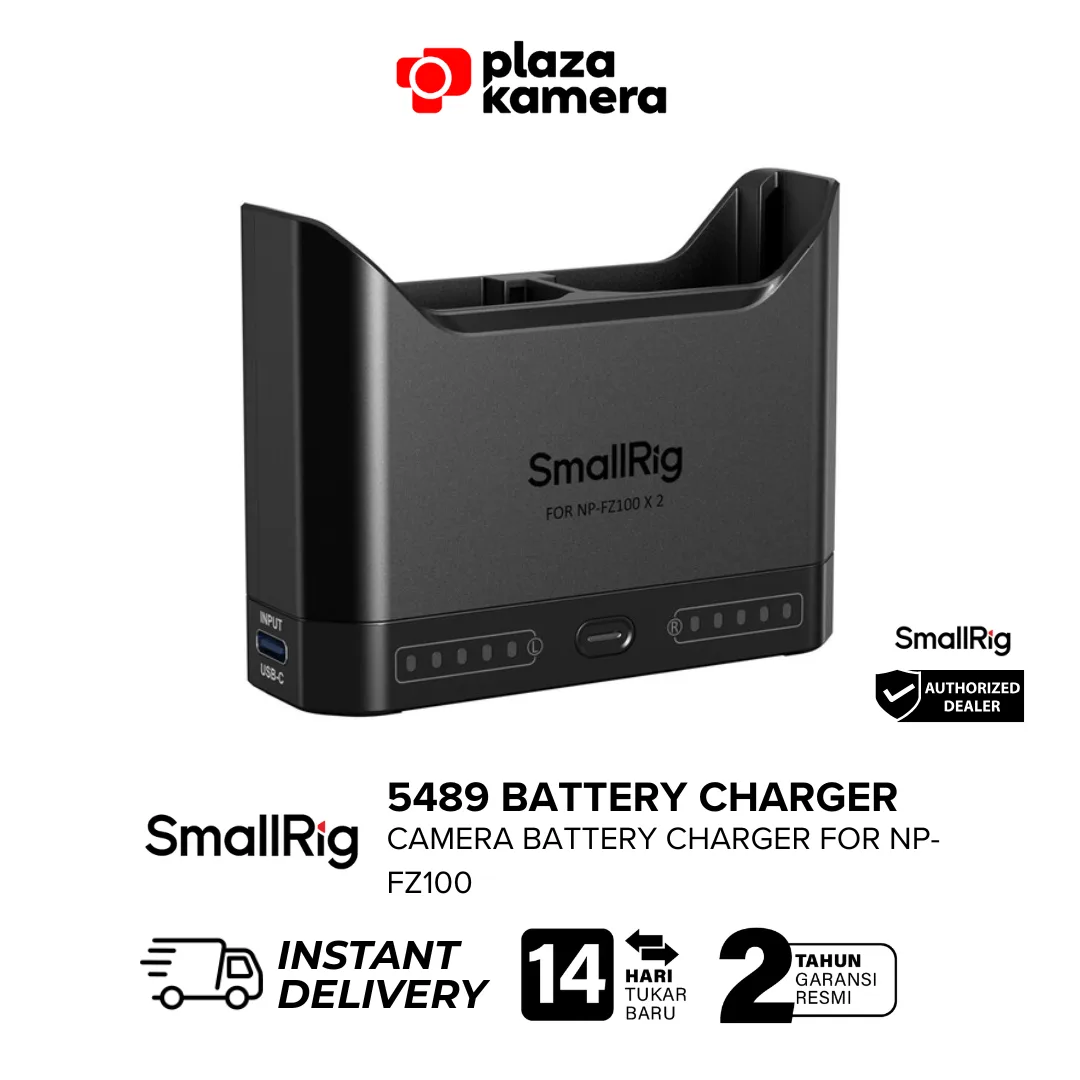 SmallRig 5489 Dual Battery Charger for Sony NP-FZ100 - Full View