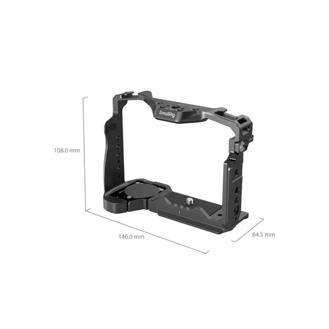 SmallRig 5583 Cage with AirTag Slot for Sony Alpha 7R V / 7 IV / 7S III / 1 / 7R IV – HawkLock NATO Rail Arca-Swiss DJI RS - Image 3