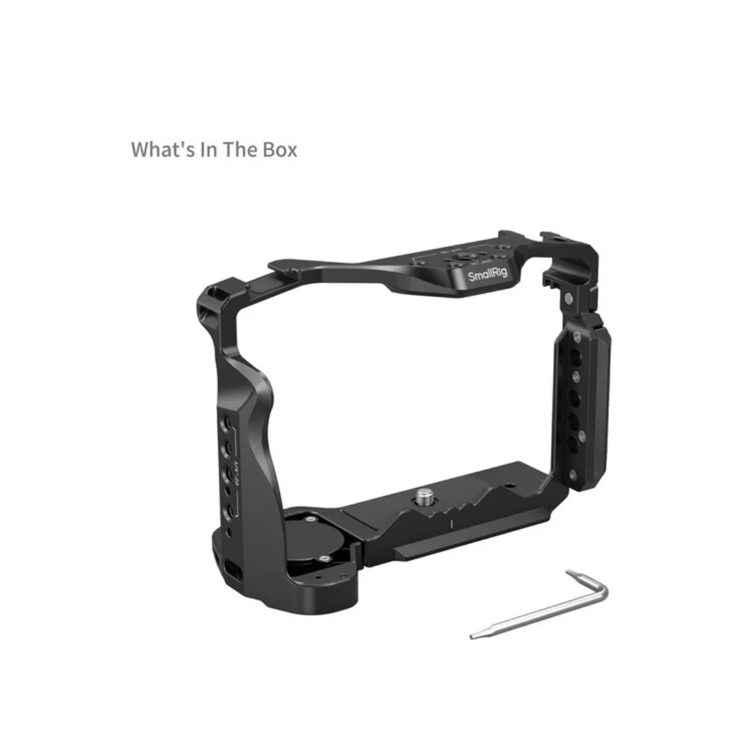 SmallRig 5583 Cage with AirTag Slot for Sony Alpha 7R V / 7 IV / 7S III / 1 / 7R IV – HawkLock NATO Rail Arca-Swiss DJI RS - Image 4