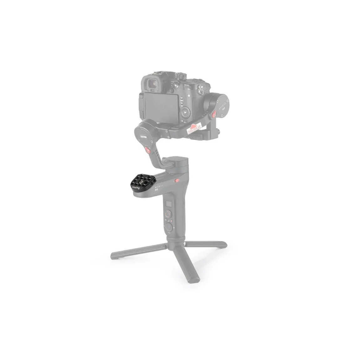 SmallRig BSS2275 Mounting Plate for Zhiyun Weebill LAB – 3/8"-16 & 1/4"-20 Thread Cold Shoe Magic Arm Compatible - Image 2