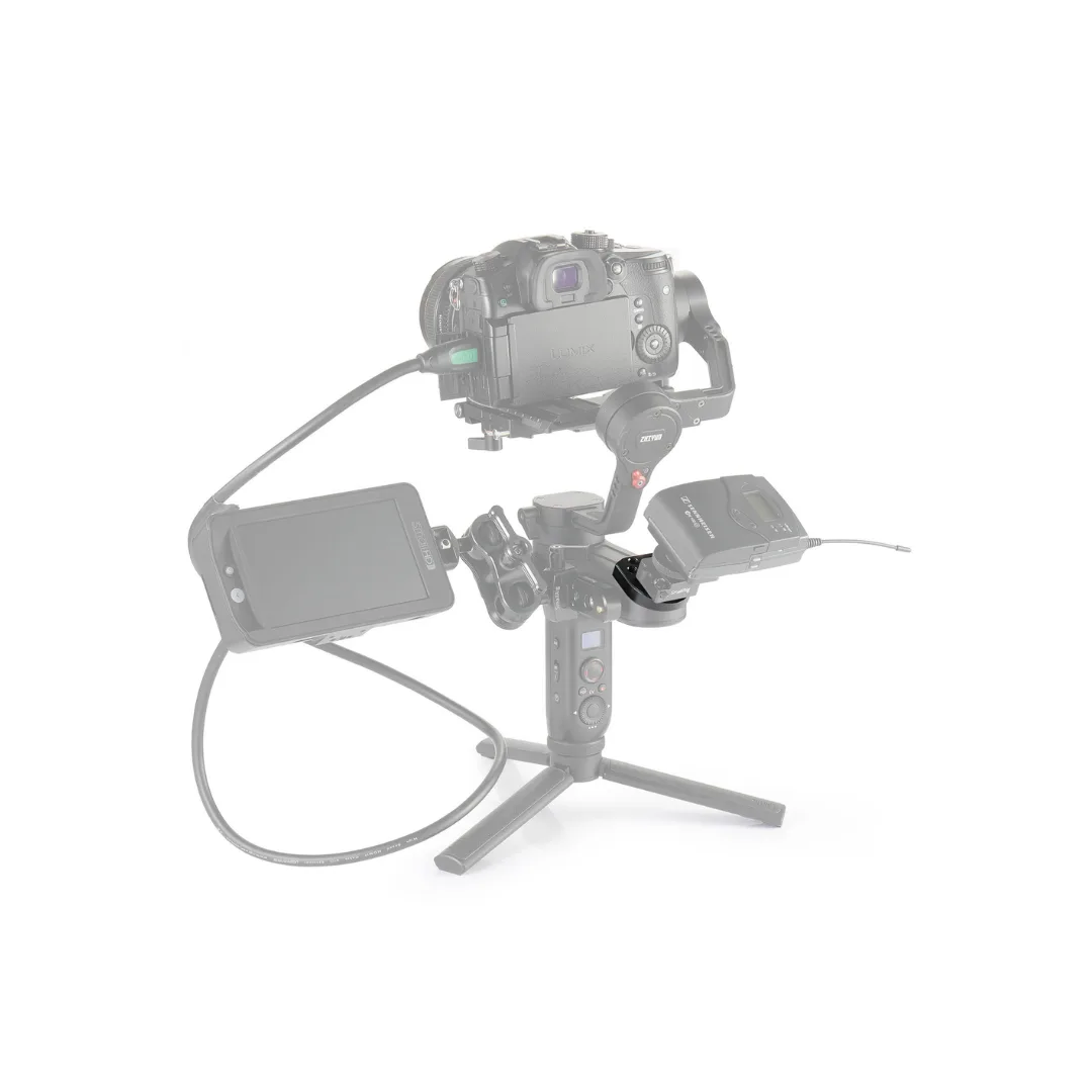 SmallRig BSS2275 Mounting Plate for Zhiyun Weebill LAB – 3/8"-16 & 1/4"-20 Thread Cold Shoe Magic Arm Compatible - Image 3