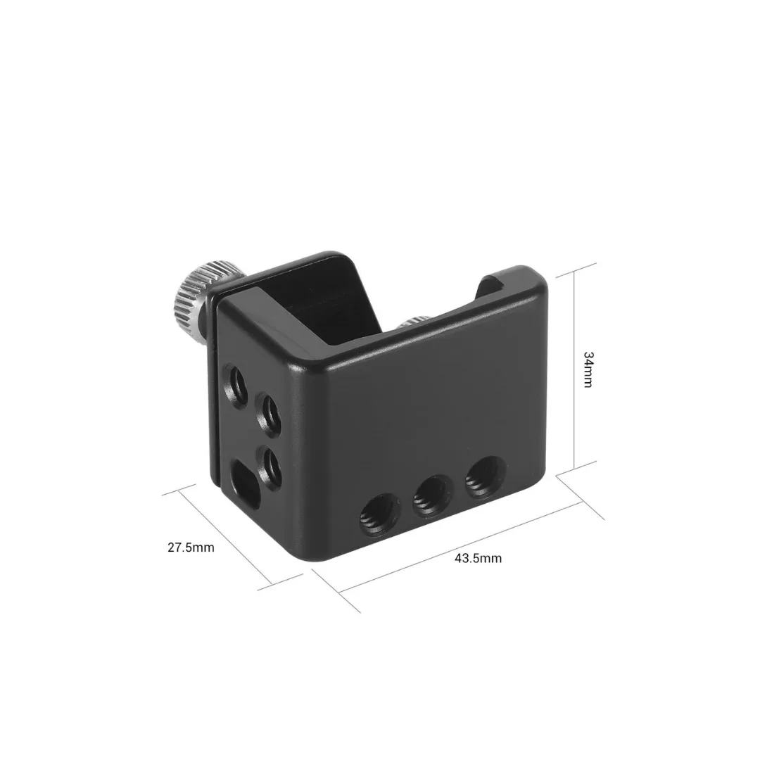 SmallRig CSD2321 Cage for DJI Osmo Pocket – 3/8"-16 & 1/4"-20 Thread Tripod Mount Rubber Pad - Image 2