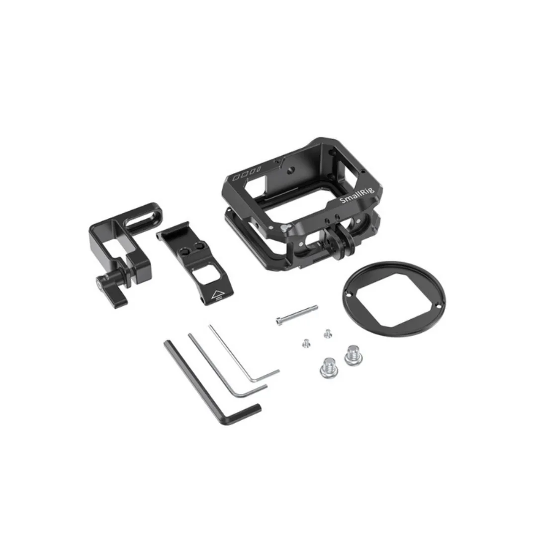 SmallRig CVG2678 Vlogging Cage and Mic Adapter Holder for GoPro HERO8 Black – Cold Shoe Filter 52mm GoPro Mount - Image 2