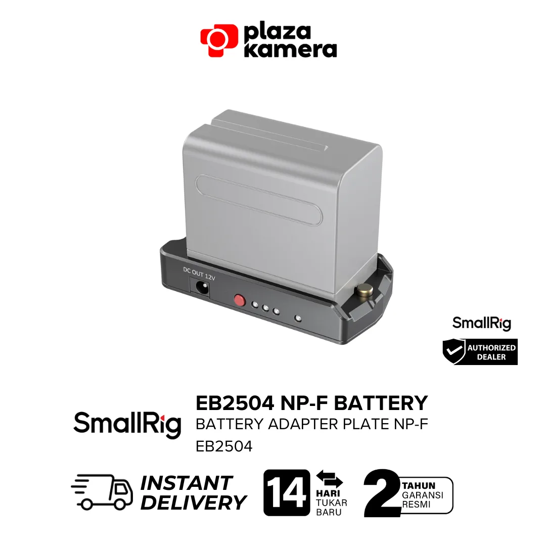 SMALLRIG EB2504 NP-F Battery Adapter Plate - Garansi Resmi