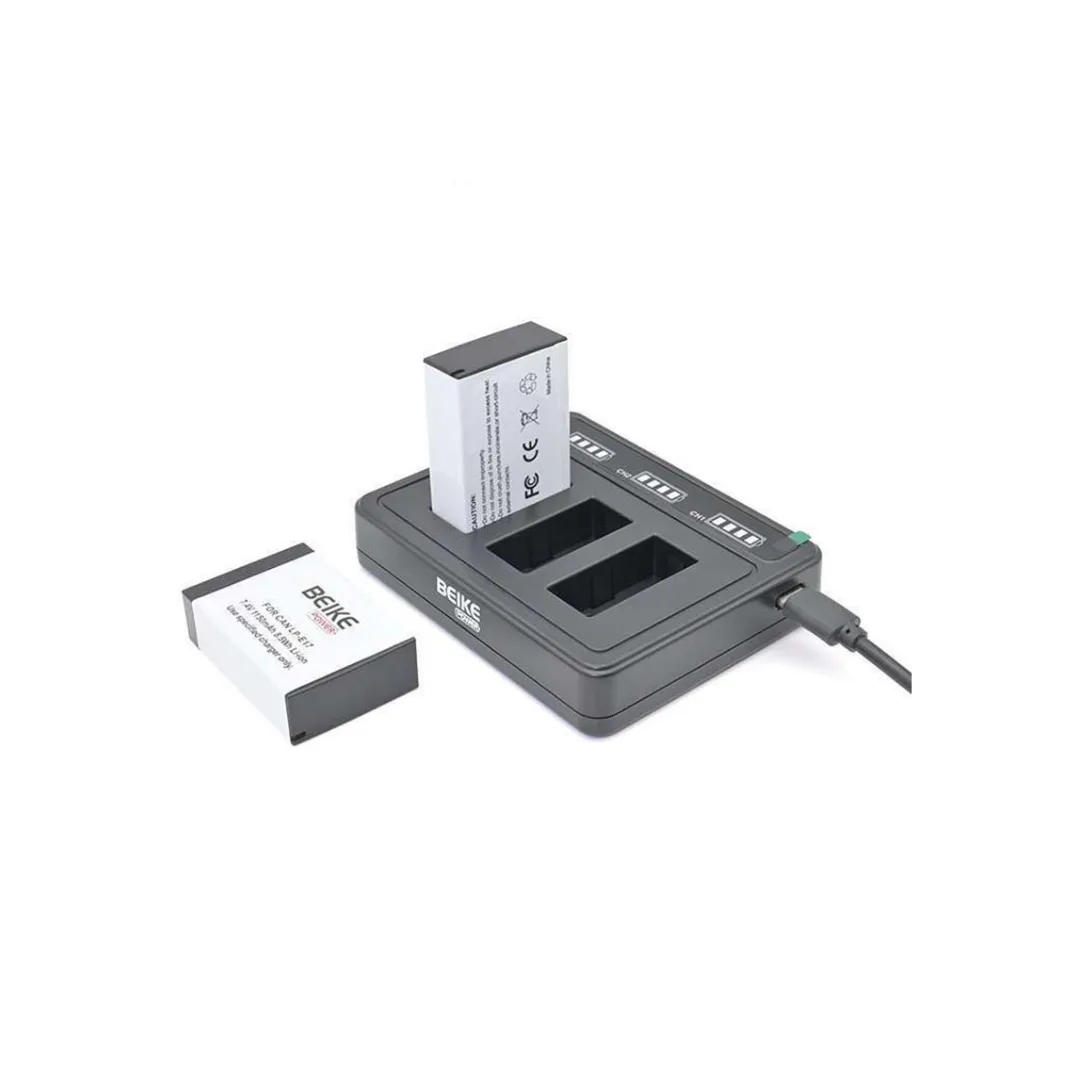 Baterai & Charger Canon LP-E17 - Beike Power Battery - Image 3