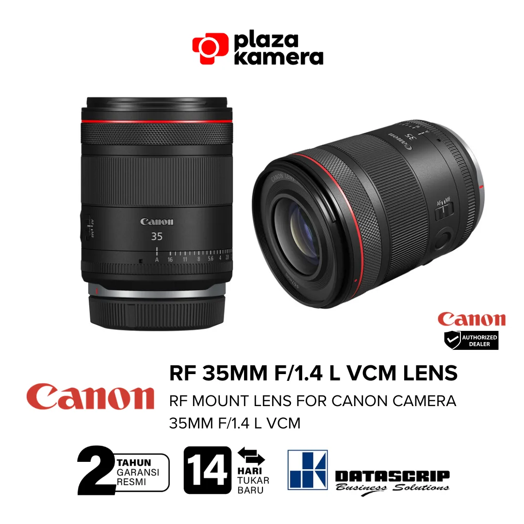 Canon RF 35mm f/1.4 L VCM lensa tampak depan