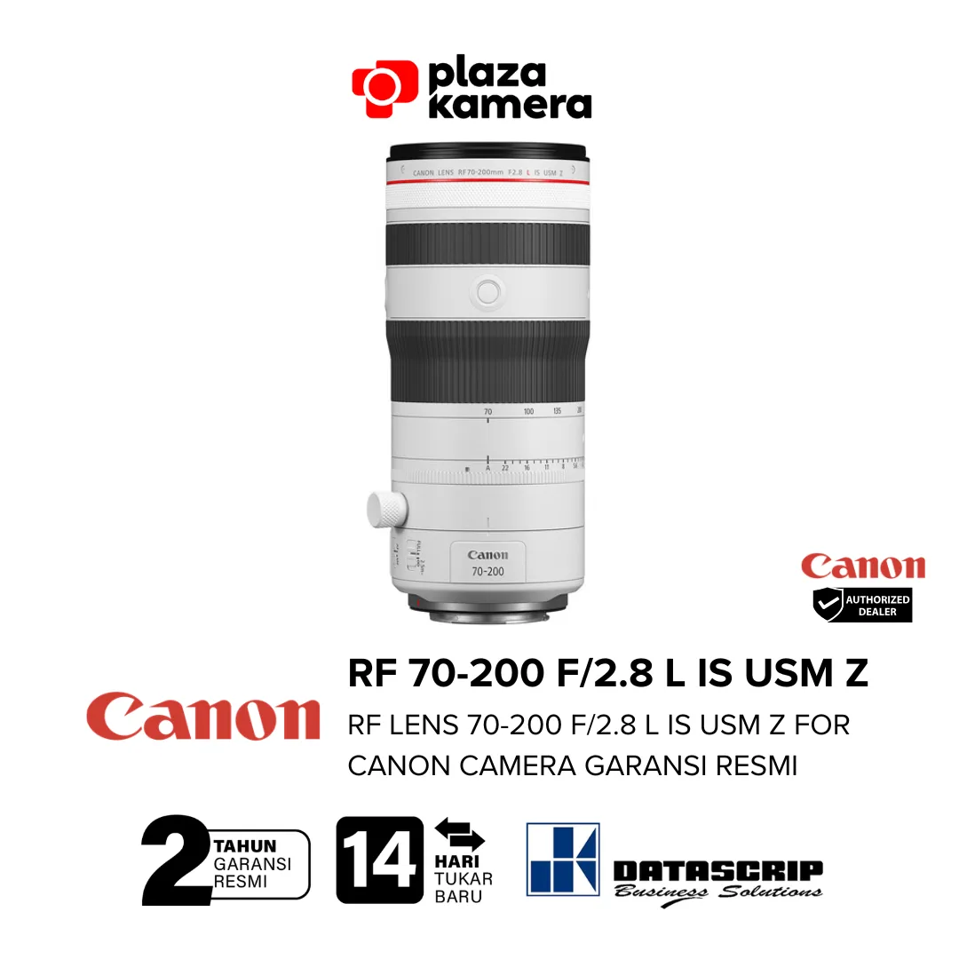 lensa kamera canon tampak depan