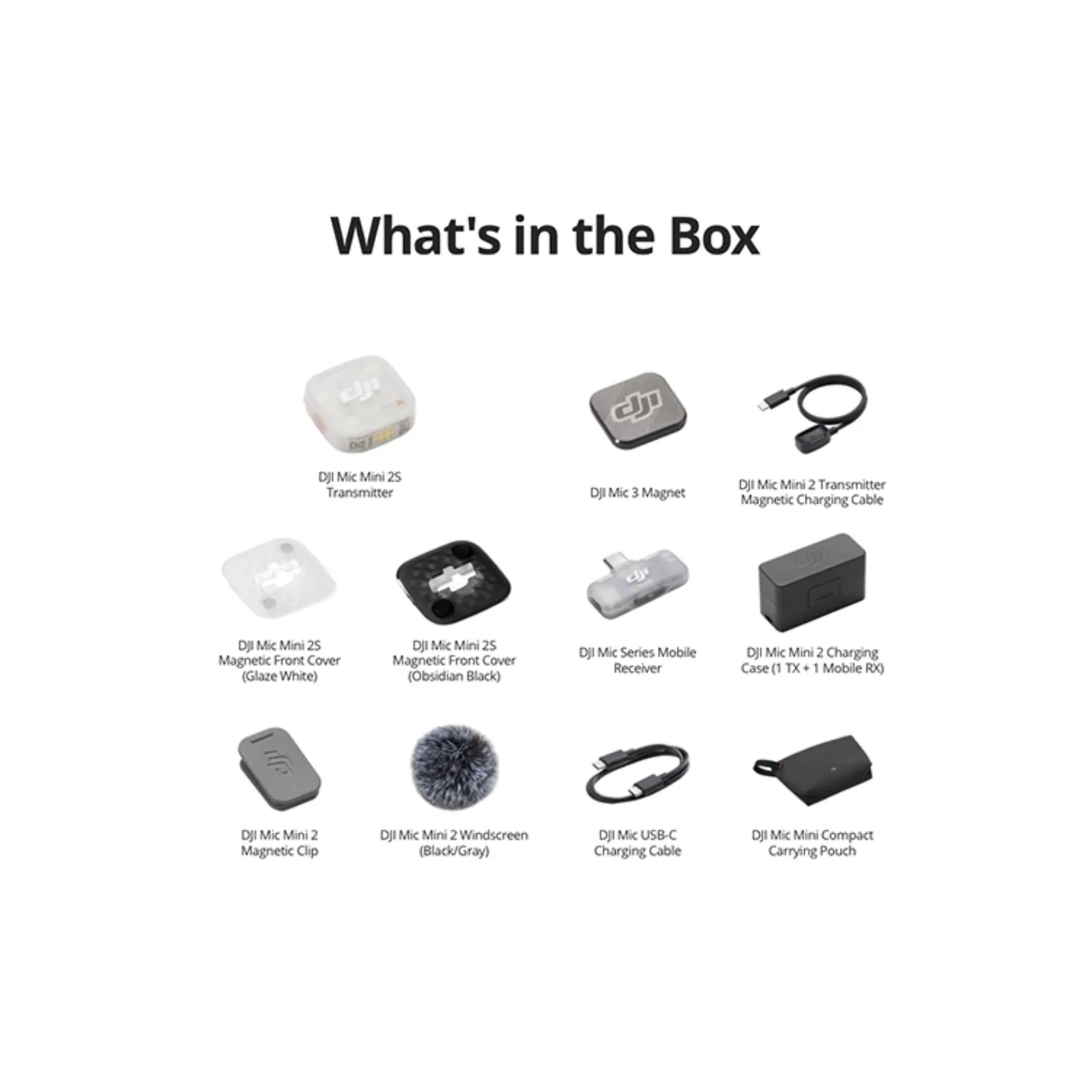 DJI Mic Mini 2S Wireless Microphone 1TX + 1 Mobile RX + Charging Case - Image 4