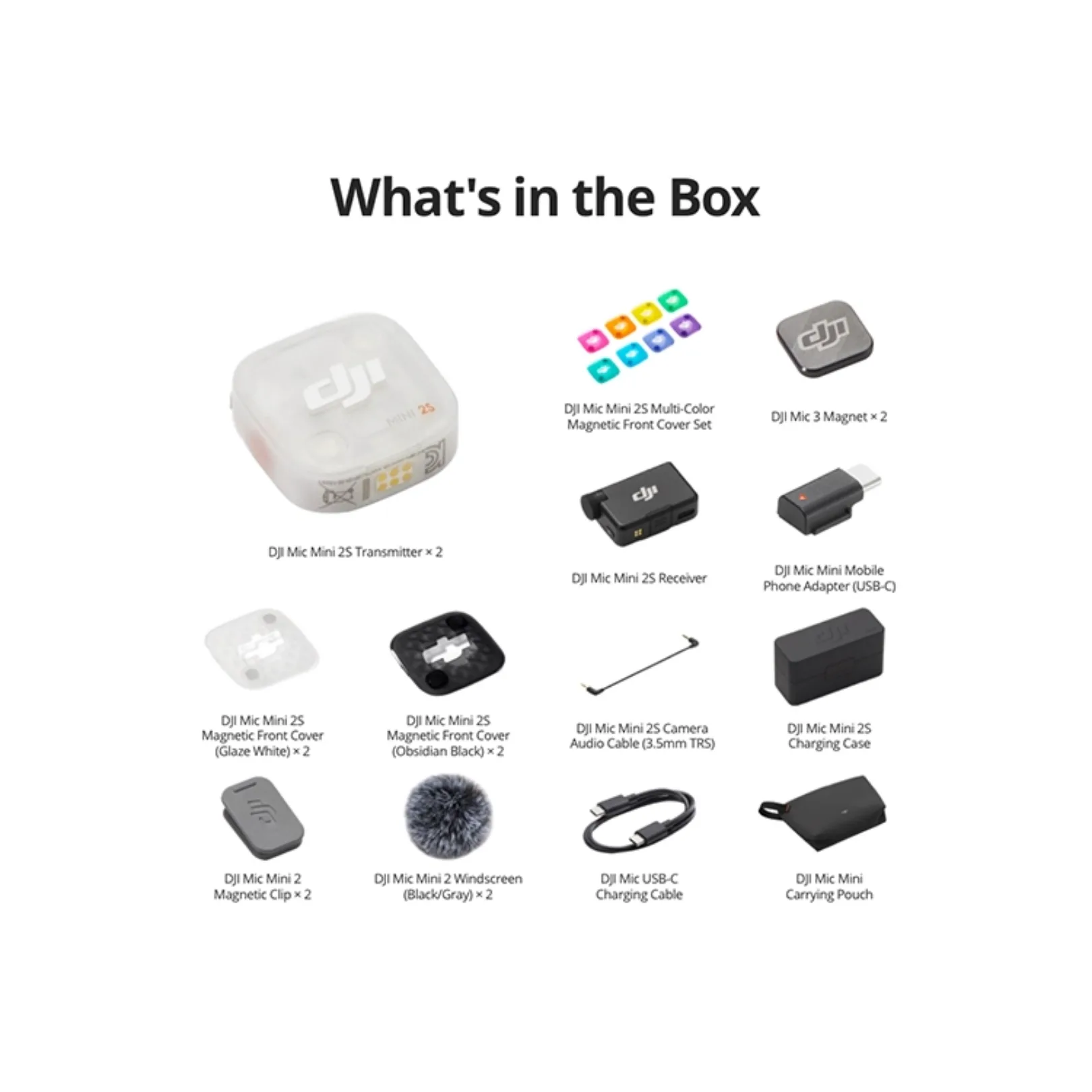 DJI MIC MINI 2S Wireless Microphone 2TX + 1RX + Charging Case - Image 4