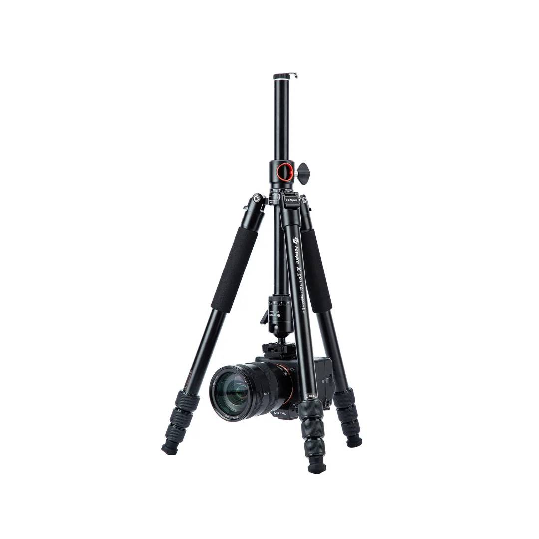 Fotopro X-GO HR Chameleon E2+55Q Black Tripod Kamera Fotografi - Image 2