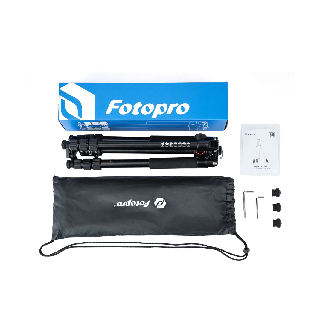 Fotopro X-GO HR Chameleon E2+55Q Black Tripod Kamera Fotografi - Image 7