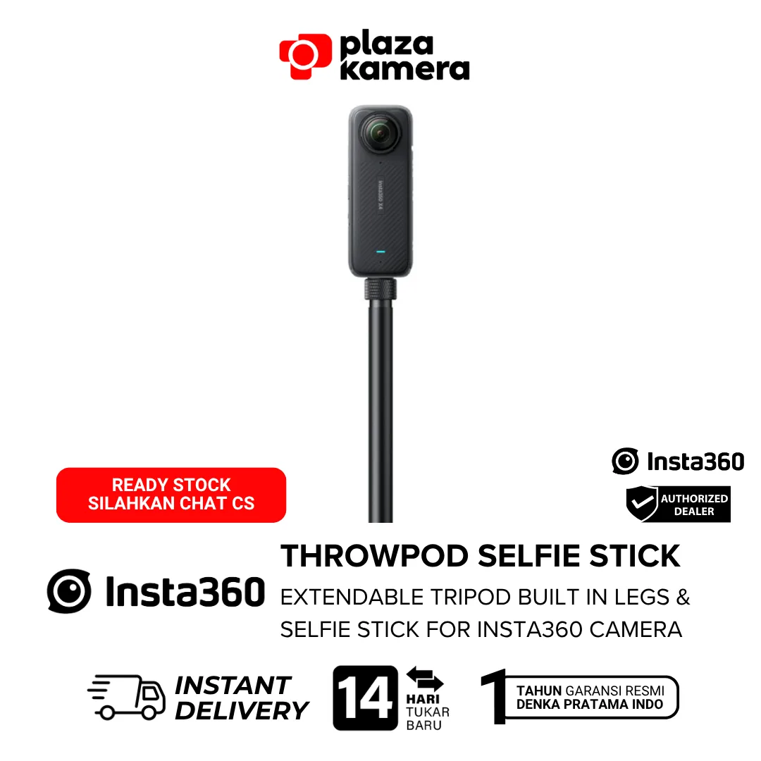 Insta360 Selfie Stick + Throwpod 2-in-1