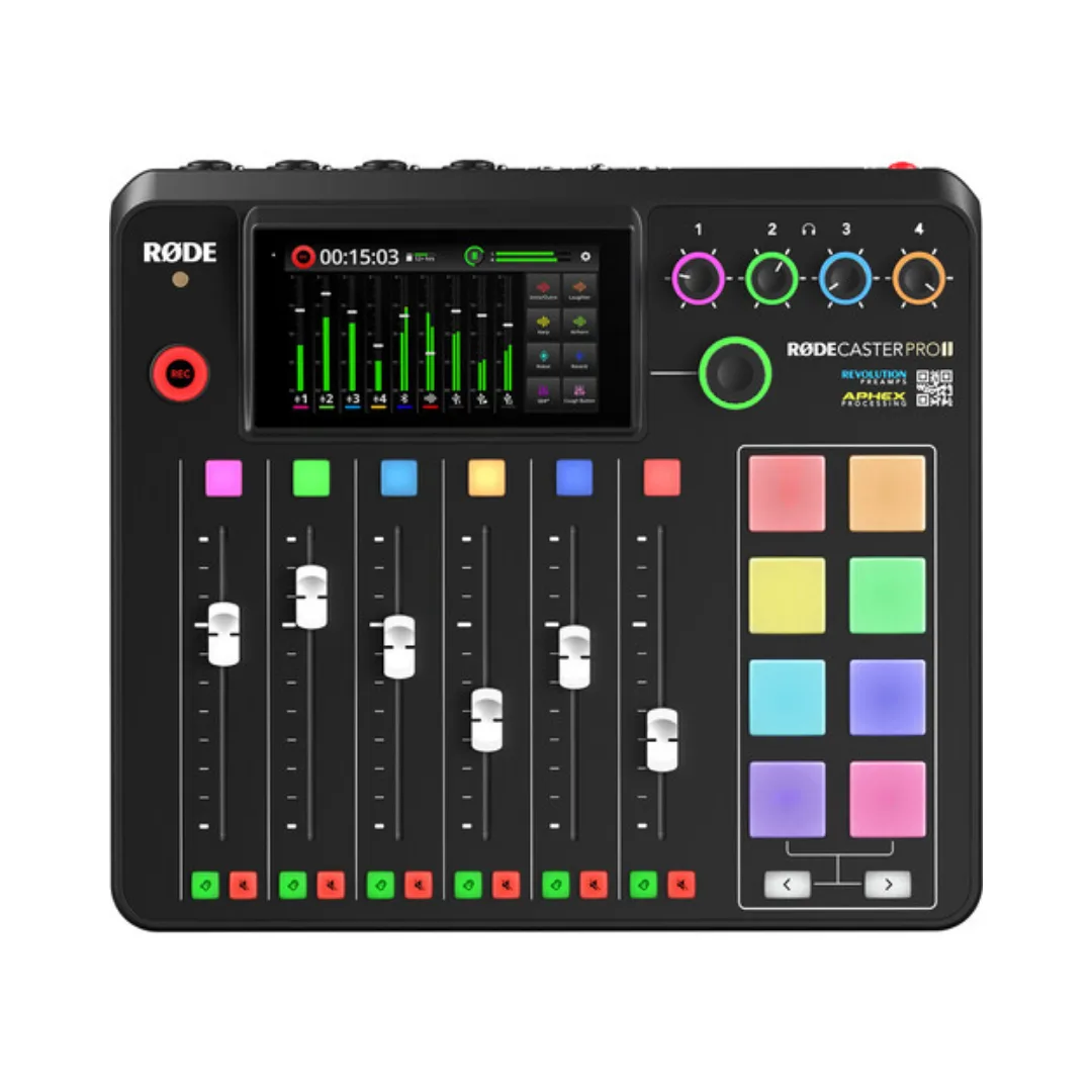 Rode Caster Pro II Professional Audio Mixer Podcast Livestreaming 4 Channel Bluetooth USB Recorder - Image 3