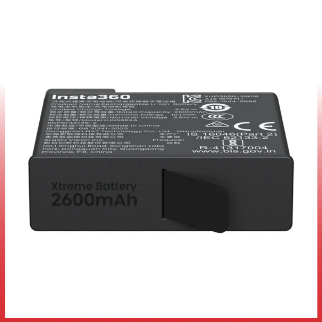 Insta360 Xtreme Battery X6 Camera Baterai Kamera Insta360 X6 2600mAh - Image 3