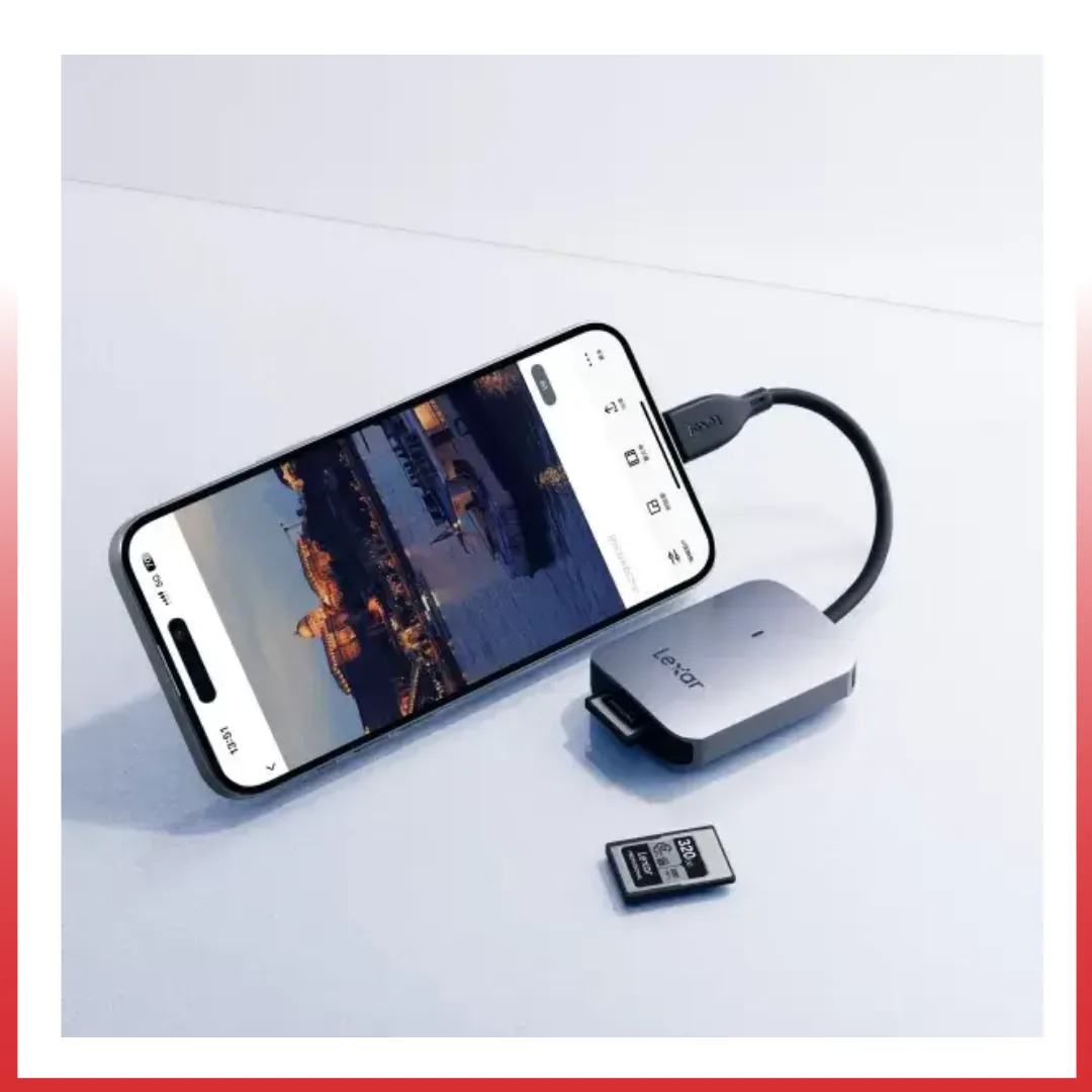 Lexar CFEXPRESS CF EXPRESS Type A Card Reader USB C 3.2 Gen 2 LRW515U - Image 3