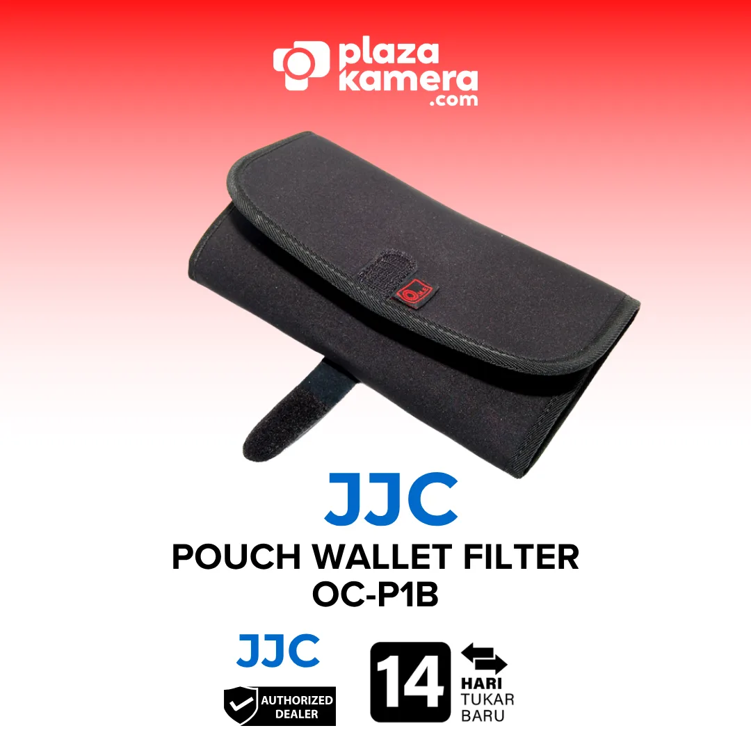 JJC OC-P1B Folding Filter Wallet 8 Filters 82mm