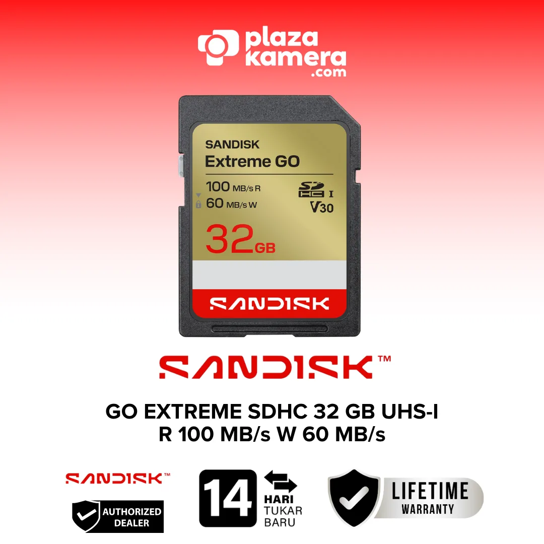 Kartu SANDISK Extreme GO SD UHS-I - 32GB