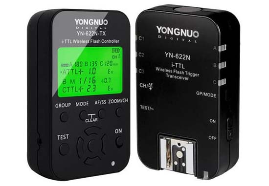 Jual YongNuo 622N-Kit Wireless Trigger For Nikon Harga Murah dan Spesifikasi